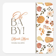 Herbst-Themen-Baby-Party 