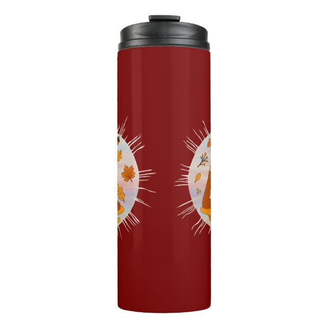 Herbst Thermosbecher (Vorderseite)