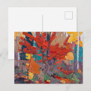 Herbst Tom Thomson Postkarte
