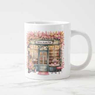 Herbst-Traum Café-Tasse — Gemütliche Blumenbuchhan Jumbo-Tasse