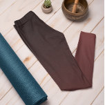 Herbst Trend Farbe Mahogany Brown Ombre Leggings<br><div class="desc">Stilvolle Mahogany Brown, subtile ombre Leggings aus unserer Farbsammlung Herbst & Winter 2023/24 Trend bieten zeitlosen Charme. Diese Ombre Mahogany Red - Brown Leggings haben einen Verlauf, verblassen von dunkel an der Spitze zu der helleren / helleren Farbe an den Beinen. Diese Leggings sind eine großartige Möglichkeit, um Ihrem Herbstschrank...</div>