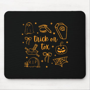 Herbst Trick oder Tox Botox Halloween Ästhetik Kra Mousepad