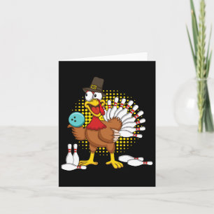 Herbst Türkei Witziger Erntedank Türkei Bowling Karte