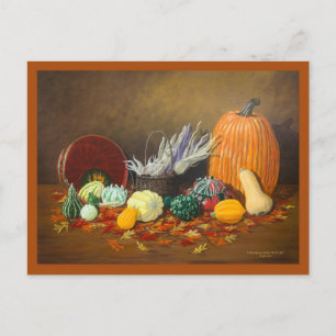 Herbst- und Erntedank-Feier Postkarte