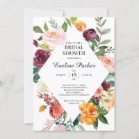Herbst und Herbst Blush Burgund Orange Blume