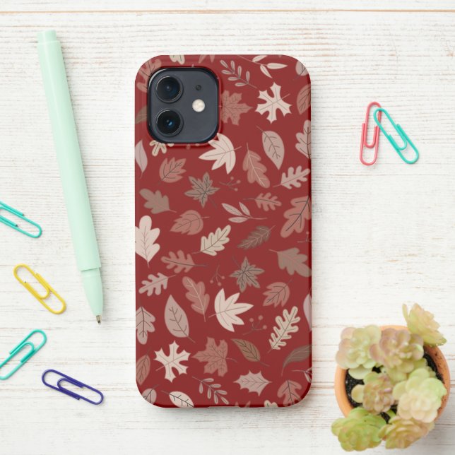 Herbst und Herbstästhesie iPhone Hülle (Auf dem Schreibtisch)