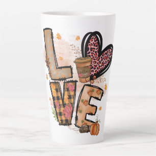 Herbst und Latten, Liebe Latte Tasse