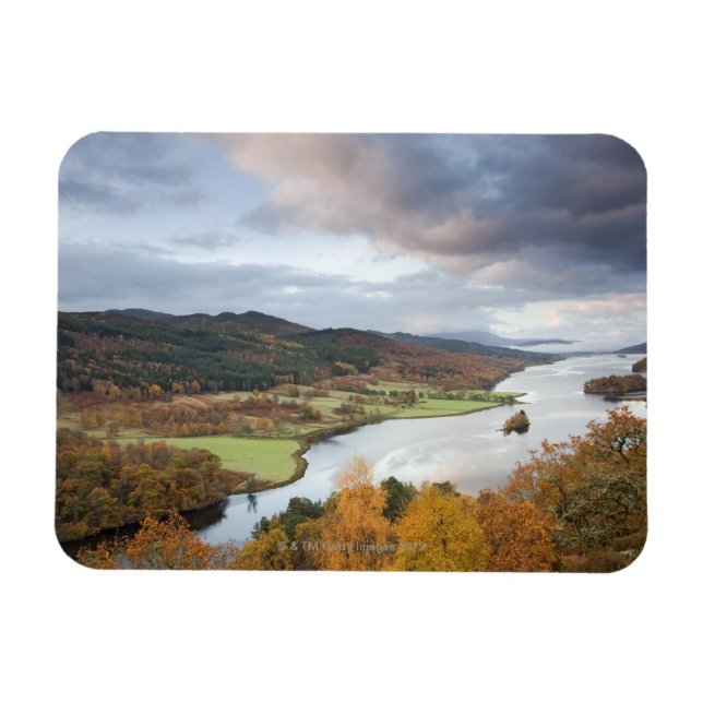 Herbst und Loch Faskally, Pitlochry Magnet (Horizontal)