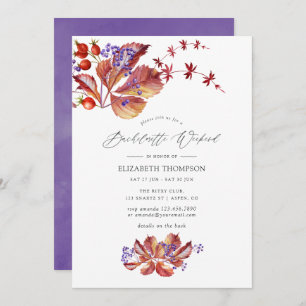 Herbst Urlaub Bachelorette Wochenende Einladung