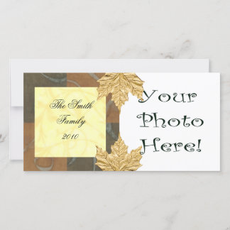 Herbst/Urlaub Fotokarte Feiertagskarte