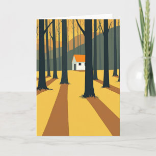 Herbst Vatertag Home Card Karte