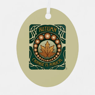 Herbst, Veränderung ist magisch Vintage Ornamente