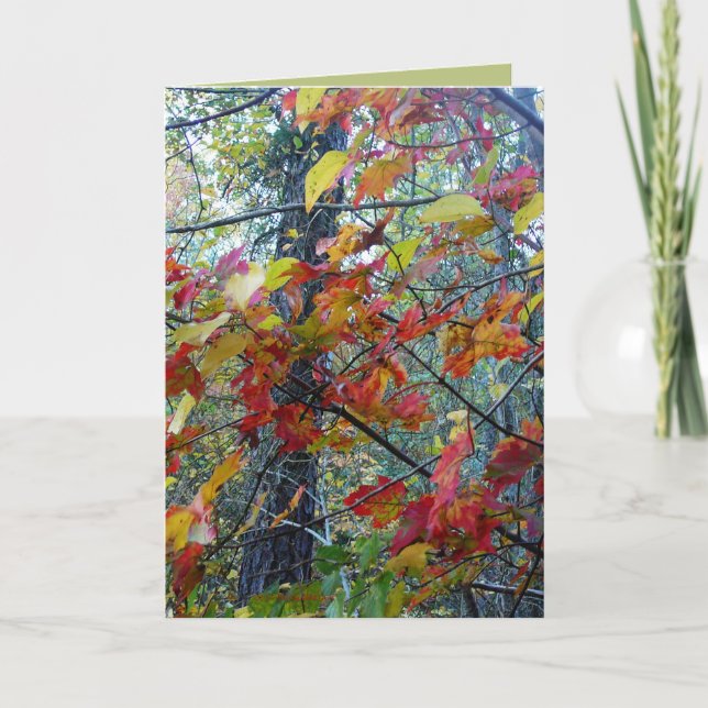 Herbst verkörpert karte (Vorderseite)