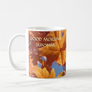 Herbst verlässt Kaffeetasse-guter Tasse