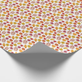 Herbst verlässt Muster Geschenkpapier
