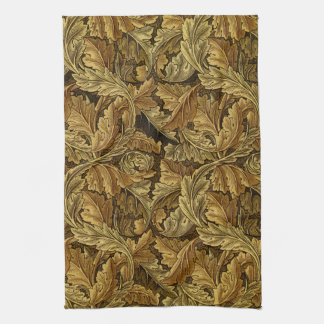 Herbst verlässt William Morris Muster Geschirrtuch