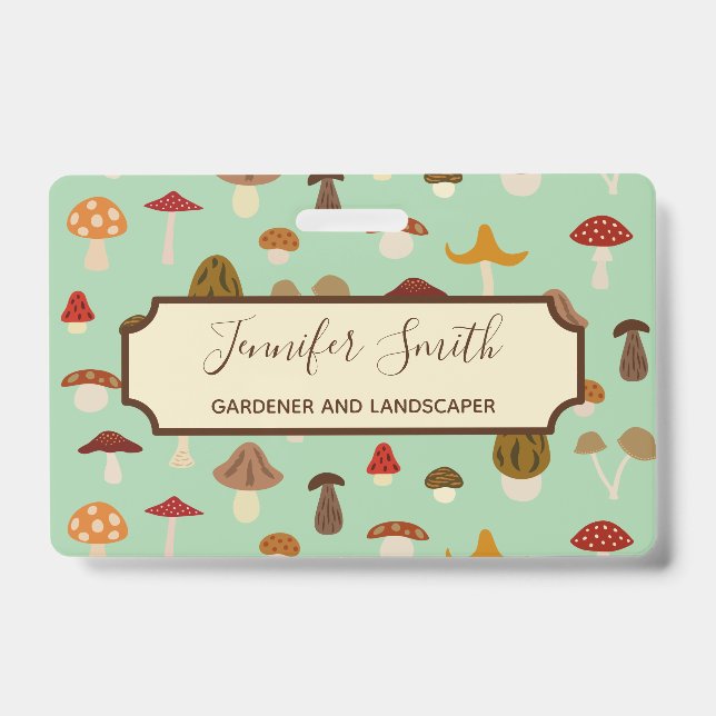 Herbst vermehrt sich Geschäfts-Abzeichen Ausweis (Vorderseite)