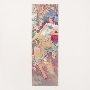 Herbst (vier Jahreszeiten), Alphonse Mucha Yogamatte
