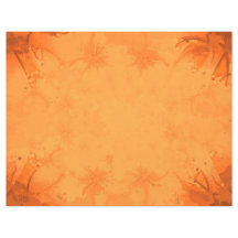 Herbst Viktorianisch-braunes Orangenmuster