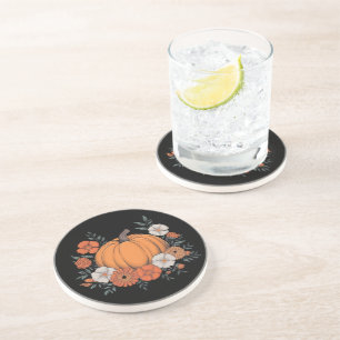 Herbst Vintage Kürbis Herbst Thanksgiving Getränkeuntersetzer