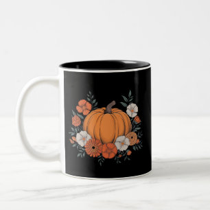 Herbst Vintage Kürbis Herbst Thanksgiving Zweifarbige Tasse
