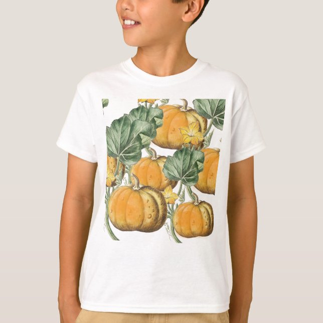 Herbst Vintage Pumpkins T-Shirt (Vorderseite)