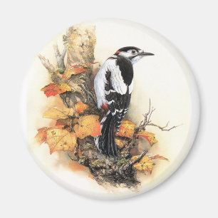 Herbst-Vogel Magnet