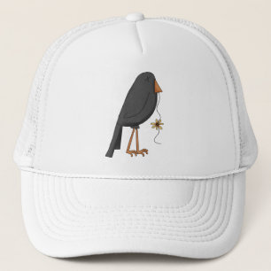 Herbst-Vogelscheuchen · Krähe Truckerkappe