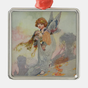 Herbst von den Jahreszeiten Ornament Aus Metall