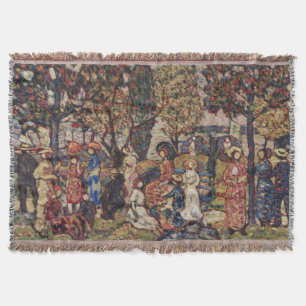Herbst von Maurice Prendergast, Vintage Fine Art Decke