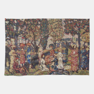 Herbst von Maurice Prendergast, Vintage Fine Art Küchentuch