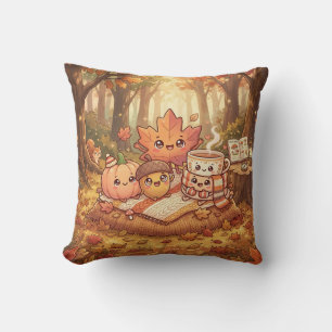 Herbst-Wald-Freunde-Kissen Kissen