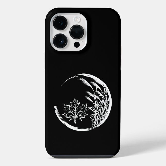 Herbst-Wappen iPhone Hülle (Rückseite)