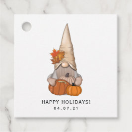 Herbst Whimsical Nordic Harvest Gnomes Gefallen Geschenkanhänger