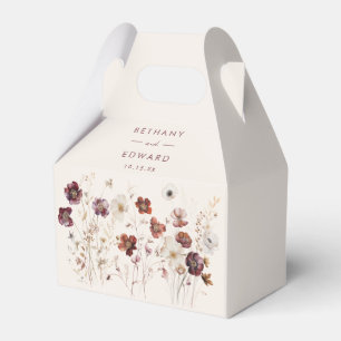 Herbst-Wildblume Geschenkschachtel