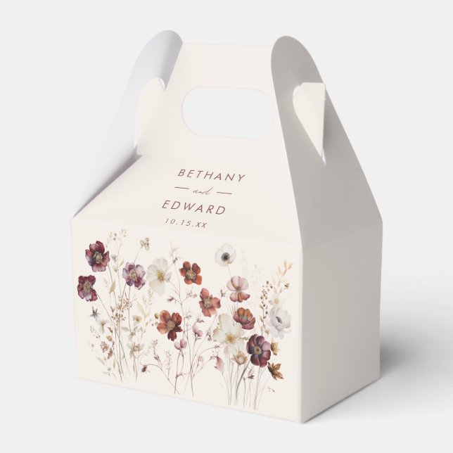 Herbst-Wildblume Geschenkschachtel (Vorderseite)