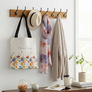 Herbst-Wildblumen-Rand personalisiert