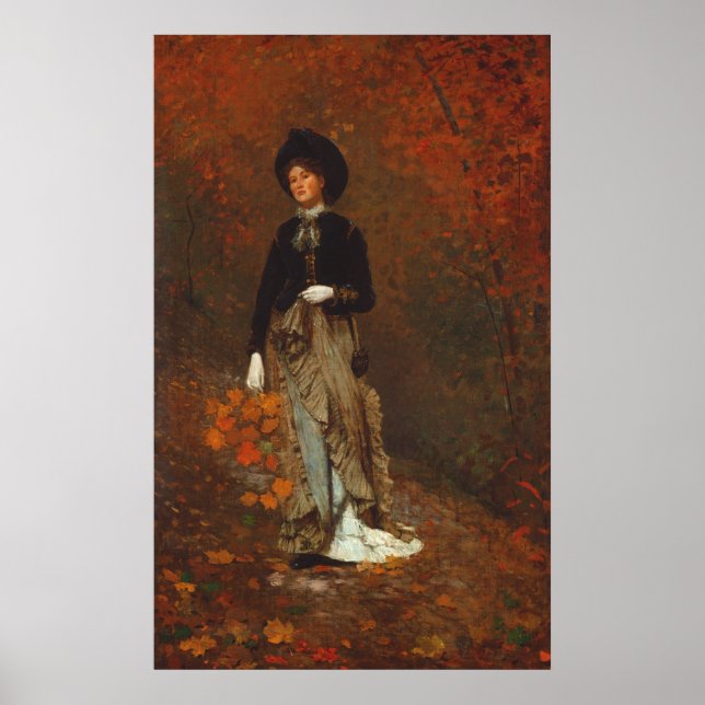 Herbst - Winslow Homer Fine Art Poster (Vorne)