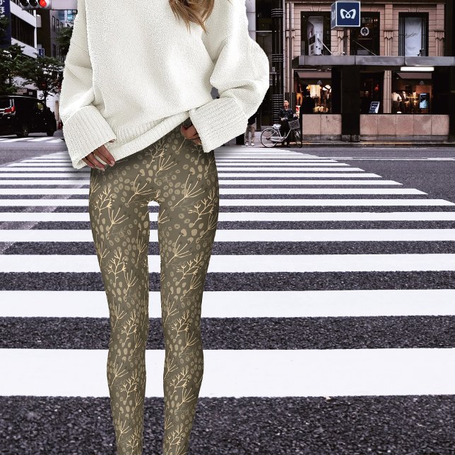 Herbst Winter Botanicals Twigs Leggings (Von Creator hochgeladen)