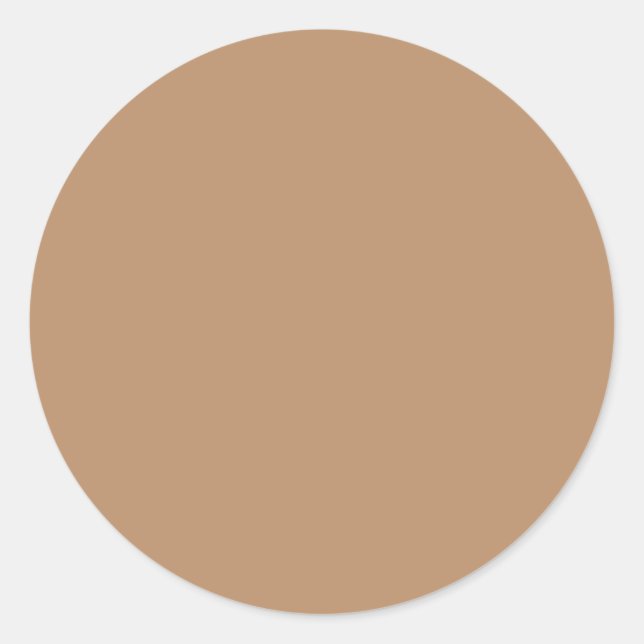 Herbst Winter Color Doe Runder Aufkleber (Vorderseite)