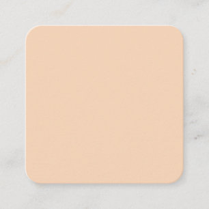 Herbst Winter Color Tender Peach Quadratische Visitenkarte