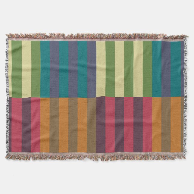Herbst Winter Pantone Palette Decke (Vorderseite)