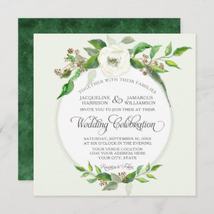 Herbst Winterwald Bohemisch BOHO Wasserfarbe Einladung