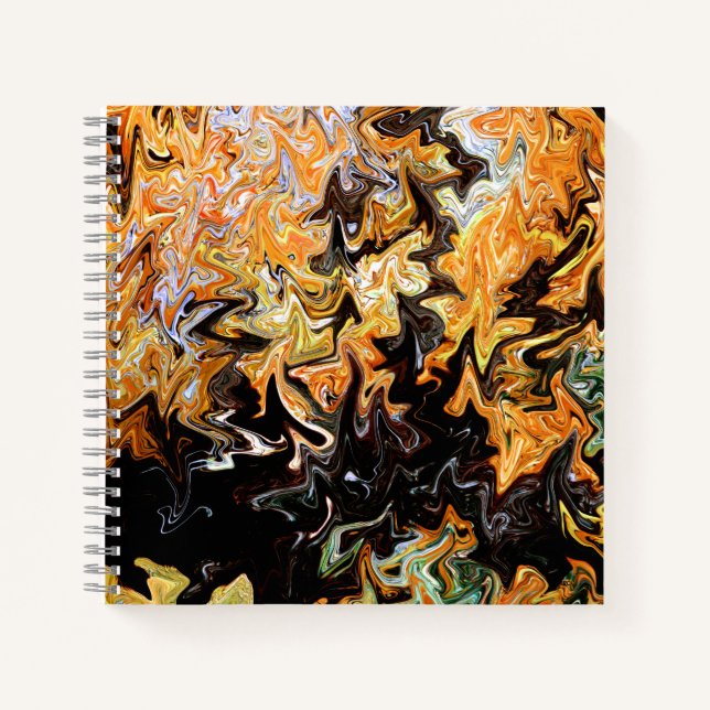Herbst wirbeln.... notizbuch (Vorderseite)