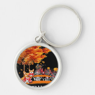 Herbst Y’all Cardigan Dog Autumn Design Funny G Schlüsselanhänger