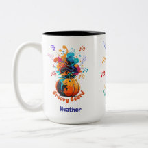 Herbst-Zweitönige-Kaffeetasse
