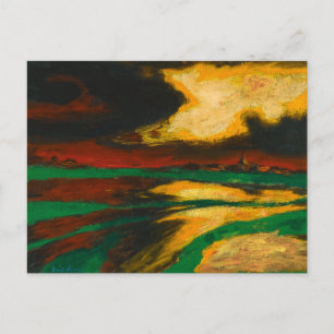 Herbstabend Emil Nolde Postkarte