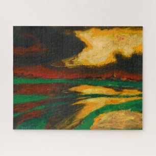 Herbstabend Emil Nolde Puzzle