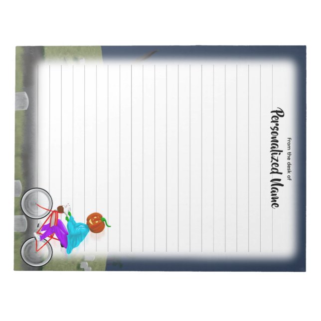 Herbstabenteuer - Lined Notizblock (Vorderseite)