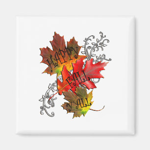 Herbstangebot glücklich Fall Y'all Magnet